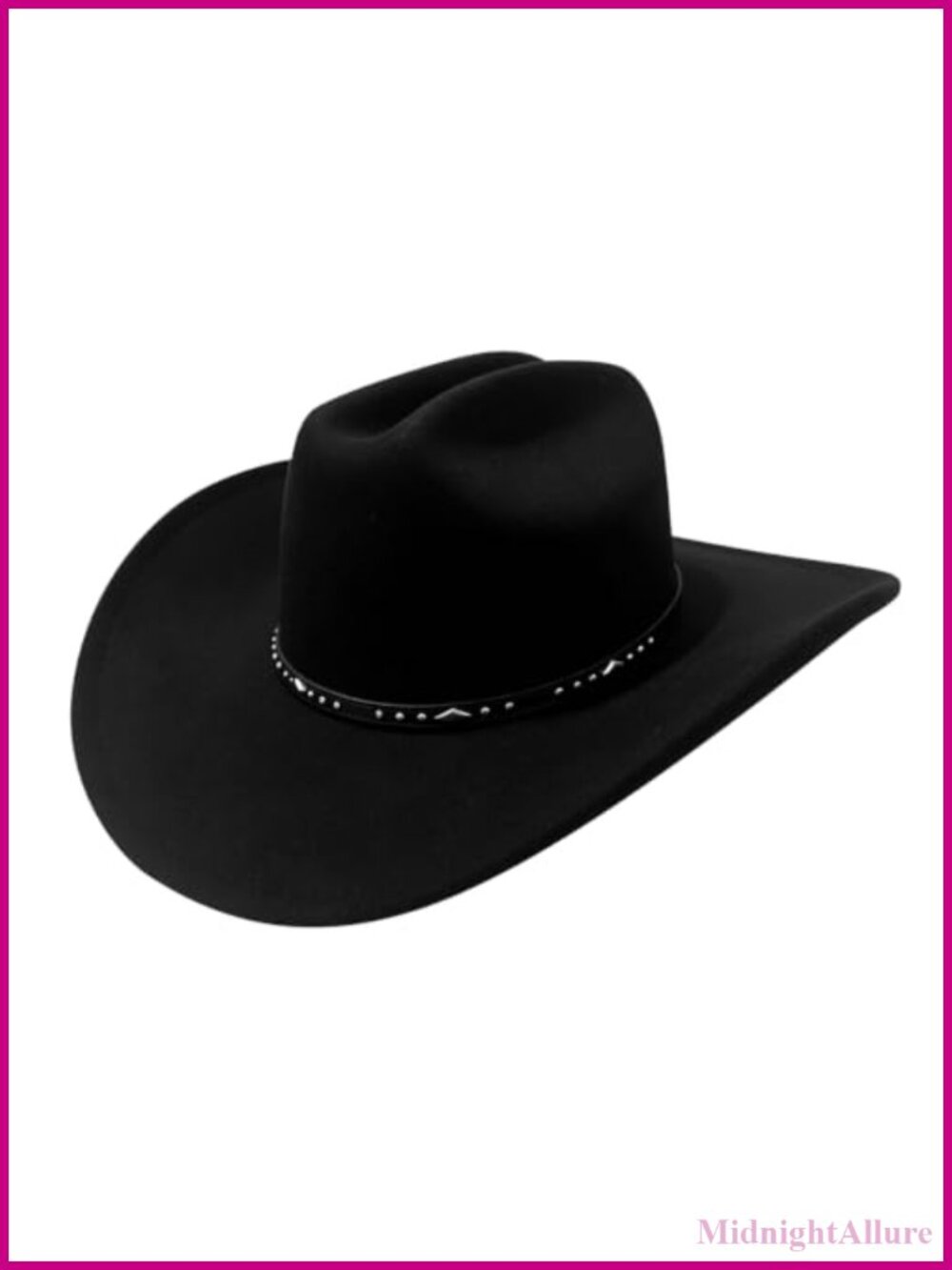 Western Cowboy Hat Cotton Polyester Rolled Brim Adjustable Fit Unisex